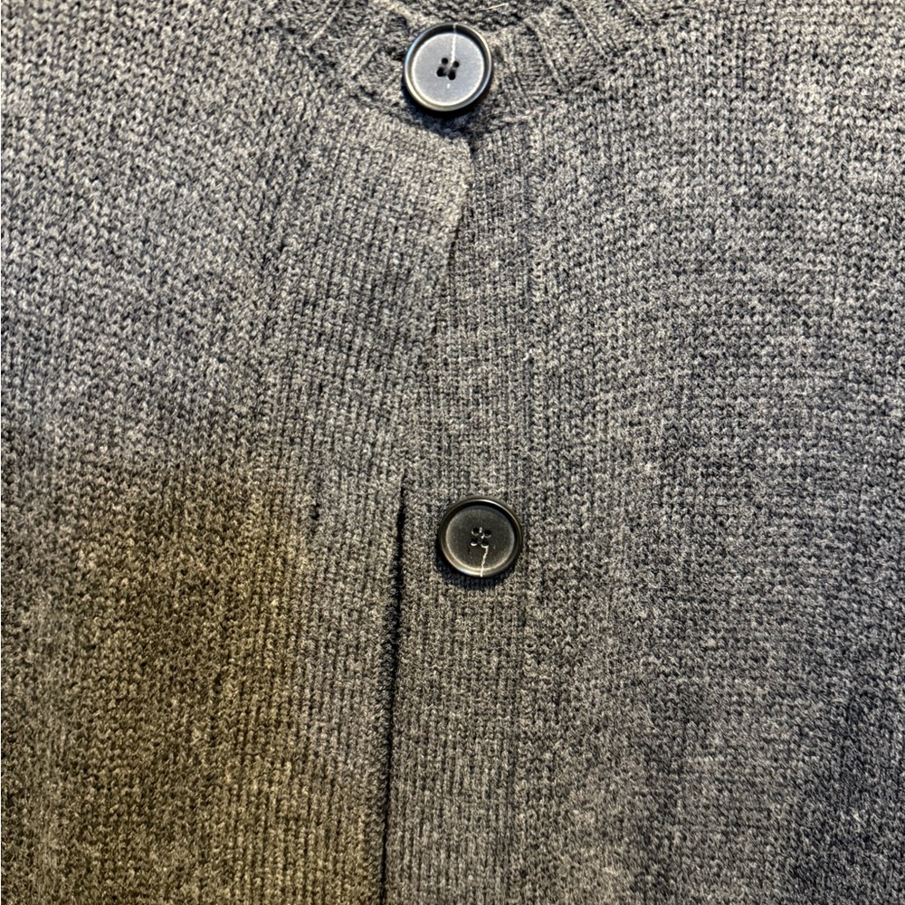 LOFT Charcoal Knit Cardigan - Picture 2 of 7